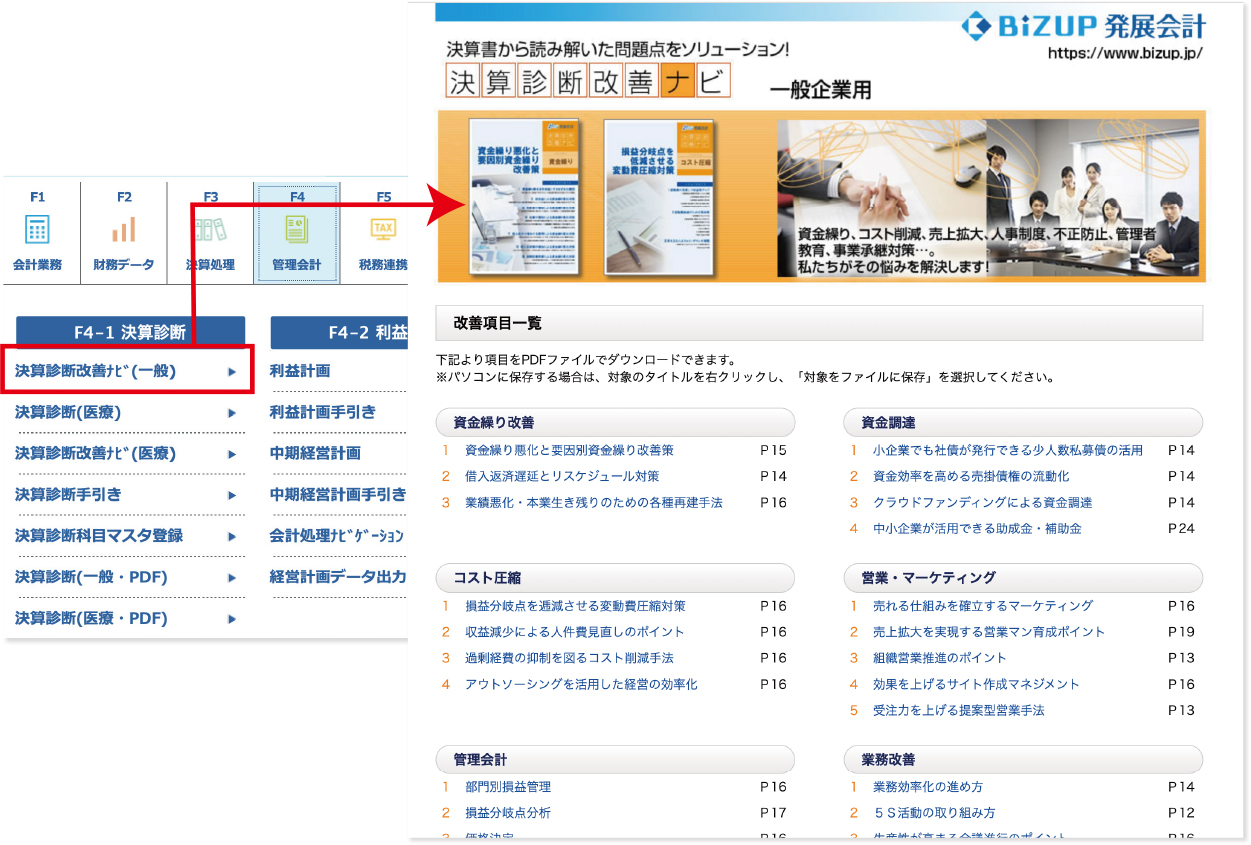 決算診断改善ナビ