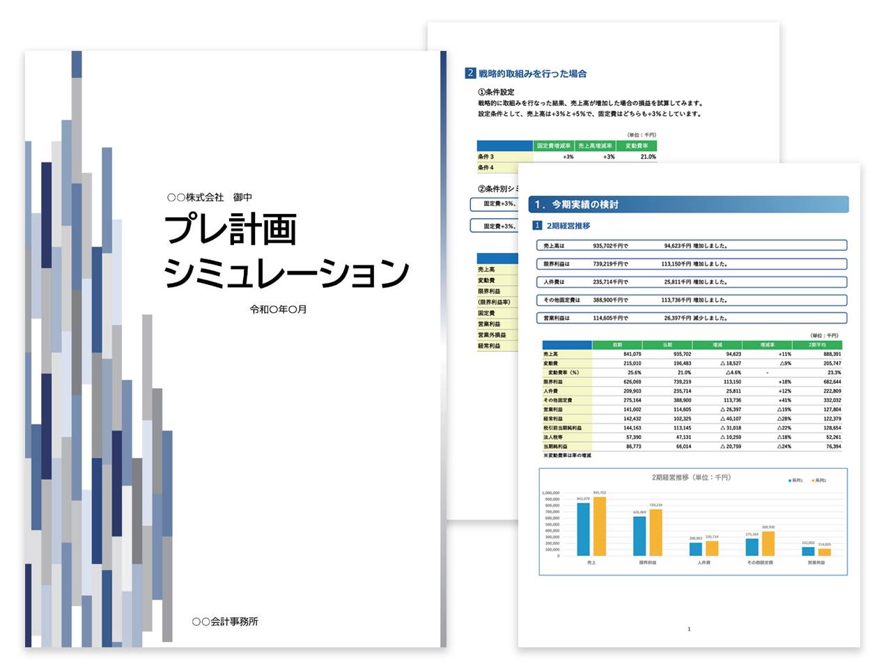 プレ経営計画シミュレーション