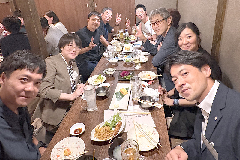 懇親会